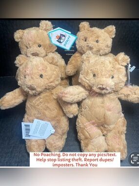 ONE BNWT JELLYCAT TINY BARTHOLOMEW BEAR